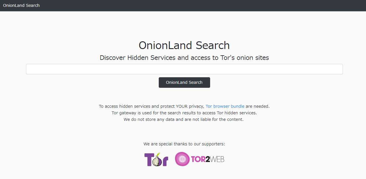 Tor Onion Search